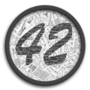 Logotype for 42-coin